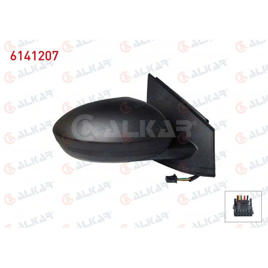 DIS DIKIZ AYNASI SAG ELEKTRIKLI ISITMALI 7 PIN DACIA SANDERO III 2021- / JOGGER 2022- / LOGAN III 2021- (A1)