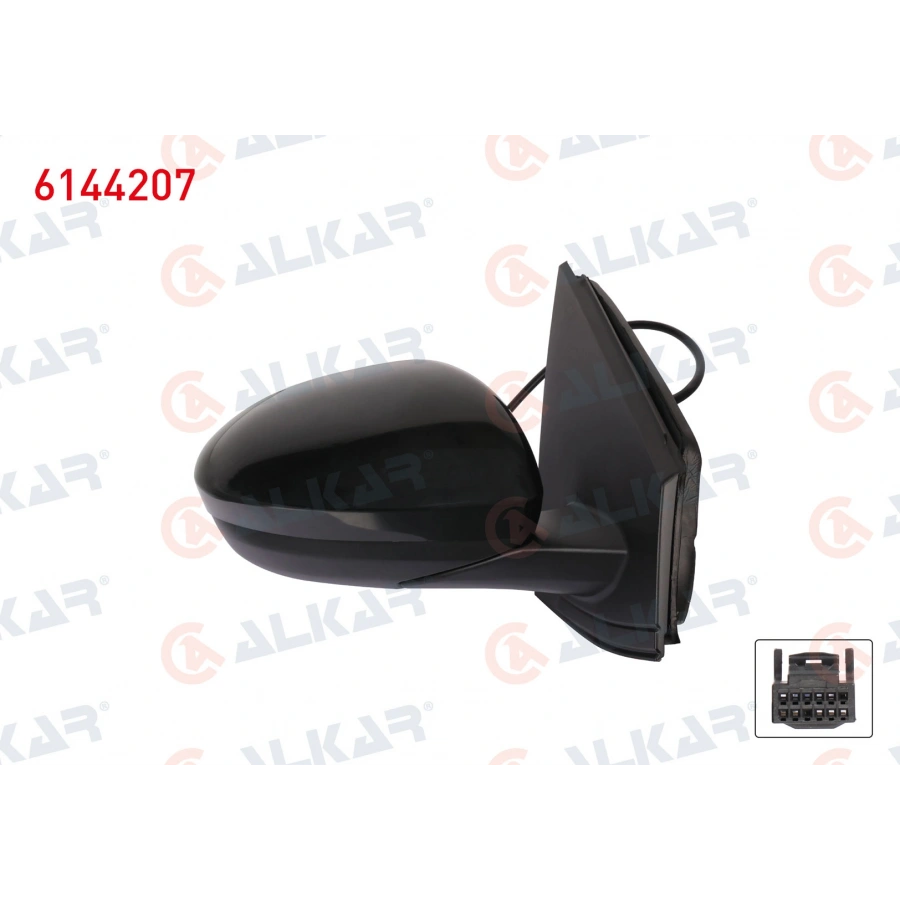 DIS DIKIZ AYNASI SAG ELEKTRIKLI ISITMALI ASTARLI 7 PIN DACIA SANDERO/STEPWAY II (B8_) 2021- / JOGGER 2022- / LOGAN III 2021- (A1)