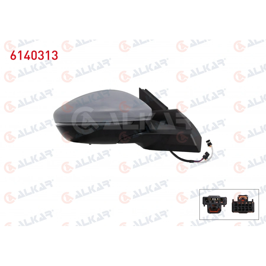 DIS DIKIZ AYNASI SAG ELEKTRIKLI ISITMALI ASTARLI SINYALLI SENSORLU LED 6+2 PIN PEUGEOT 2008 II (U_) 2019- (A1)