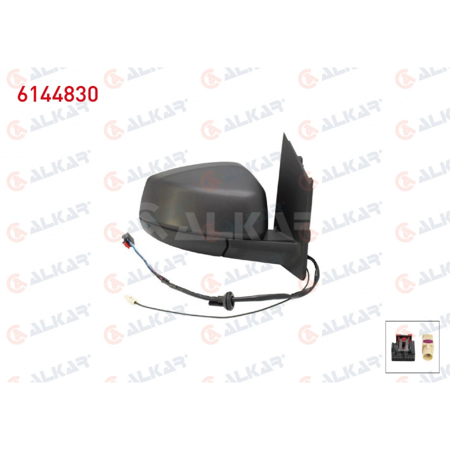 DIS DIKIZ AYNASI SAG ELEKTRIKLI ISITMALI ANTENLI 5 PIN FORD TOURNEO CONNECT 2022- / VOLKSWAGEN CADDY V 2020- (A1)