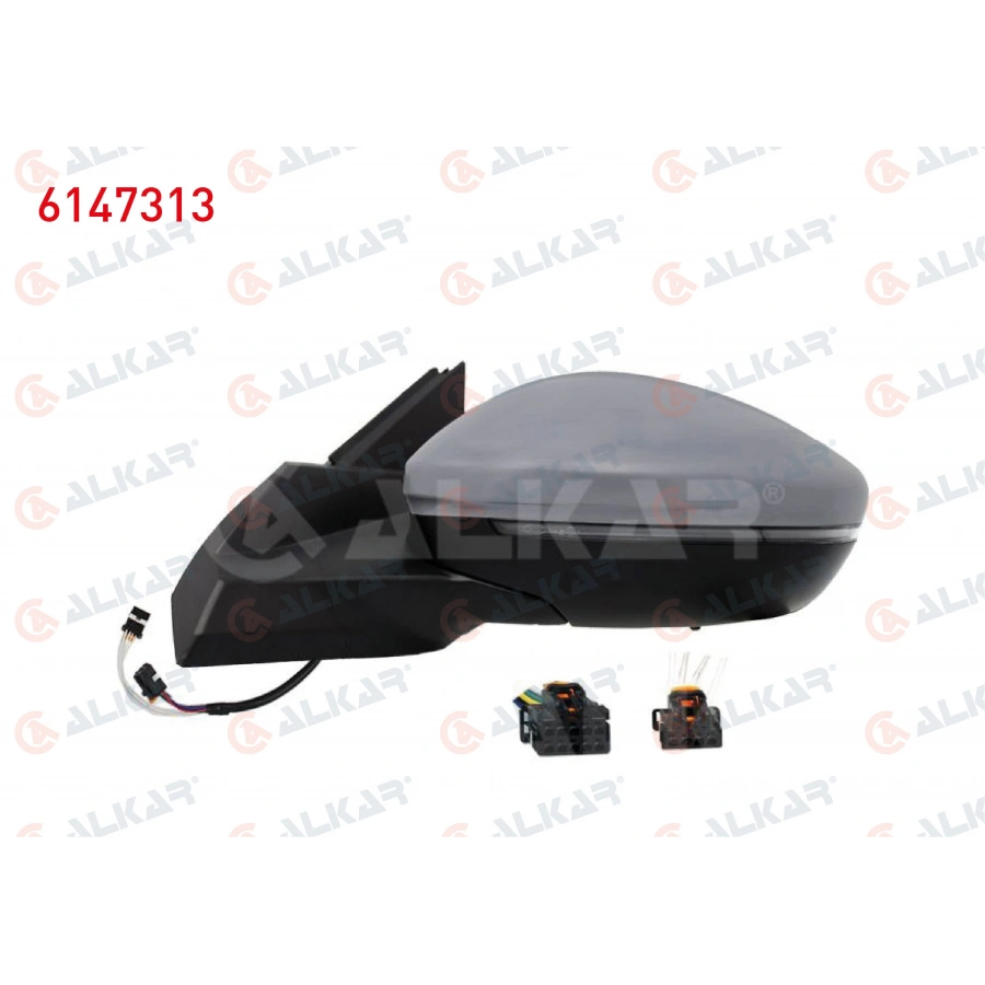 DIS DIKIZ AYNASI SOL ELEKTRIKLI ISITMALI ASTARLI OTOMATIK KATLANIR SINYALLI ALT AYDINLATMALI LED KOR NOKTALI 10+2 PIN PEUGEOT 2008 II (U_) 2019- (A1)