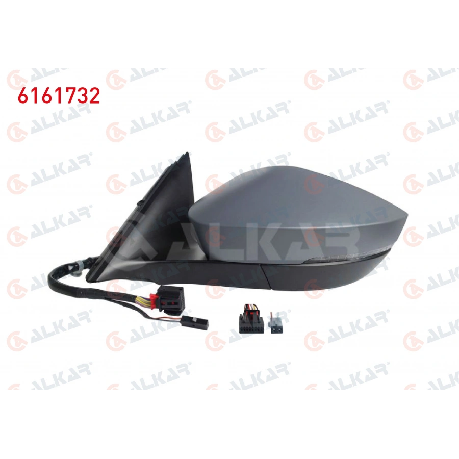 DIS DIKIZ AYNASI SOL ELEKTRIKLI ISITMALI ASTARLI OTOMATIK KATLANIR SINYALLI LEDLI KOR NOKTALI 8+2 PIN SKODA OCTAVIA IV 2020- (A1)