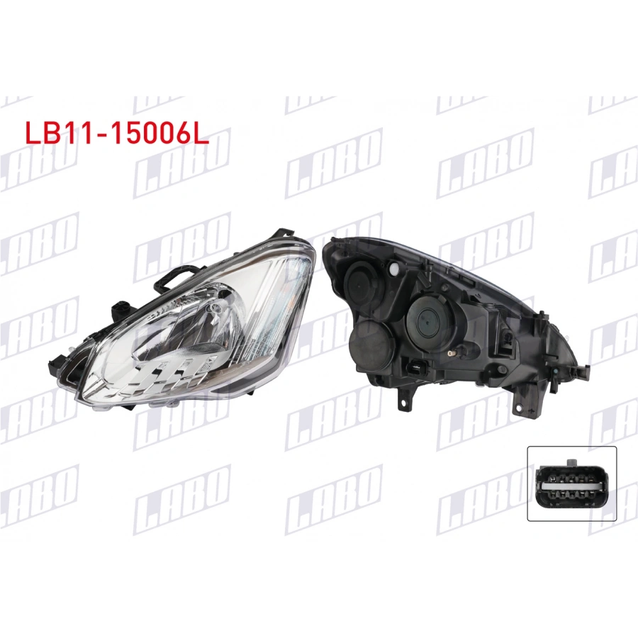 FAR SOL CITROEN BERLINGO 2012-2016 / PARTNER TEPEE (A1)