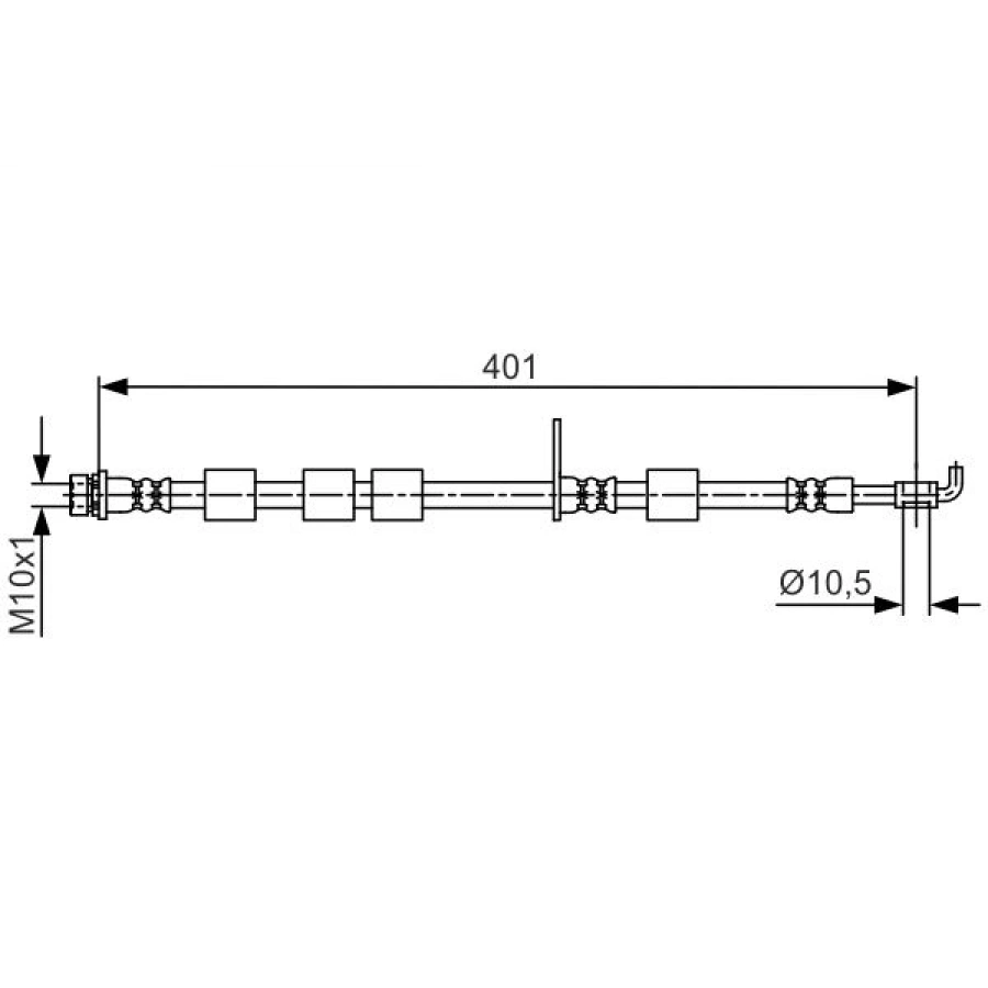 FREN HORTUMU ON SOL 09> FIESTA 13> BMAX (R1)