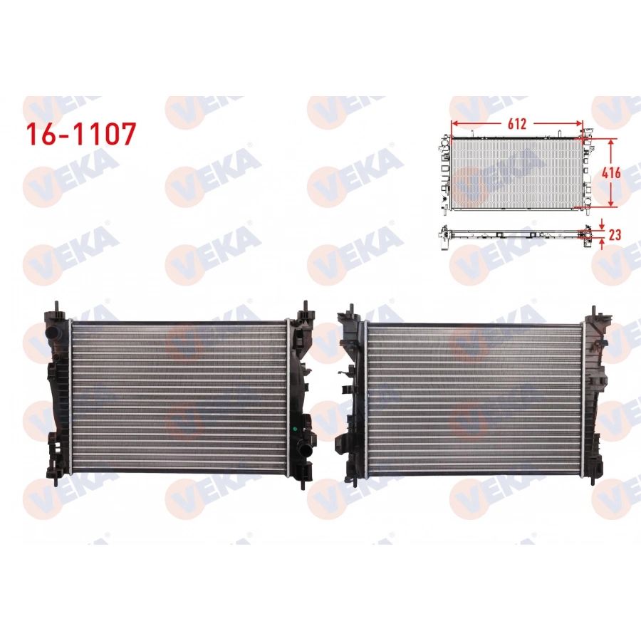 SU RADYATORU MEKANIK ALFA ROMEO GIULIETTA (940) 1.4 TB M-T AC+/- 2010-