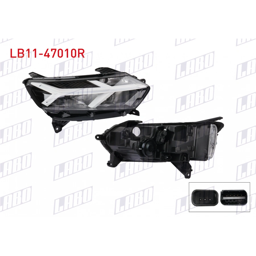 FAR SAG ICI BEYAZ LEDLI MOTORLU DACIA LOGAN III / SANDERO III / JOGGER (A1)