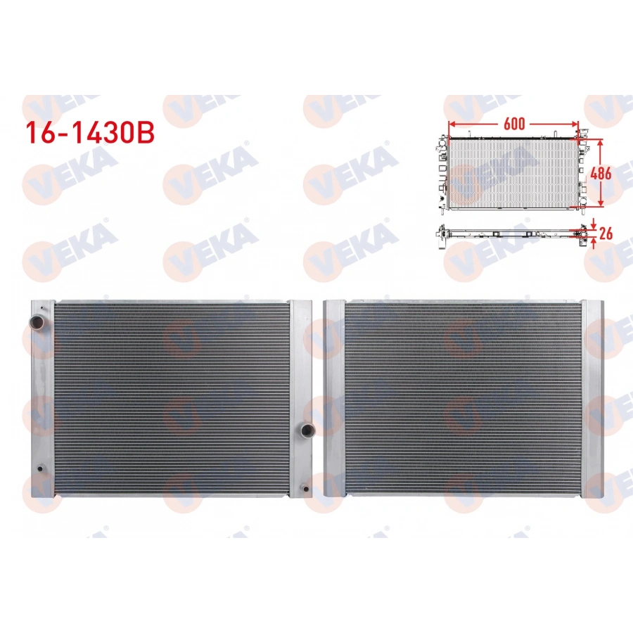 SU RADYATORU BRAZING BMW 5 (E60) 520i - 523i - 525i - 530i - 540i - 545i A-T 2003-2010/ 6 (E63) 630i - 650i A-T 2004-/ 7 SERISI (E65) 730i - 740i - 750i 2001-2009