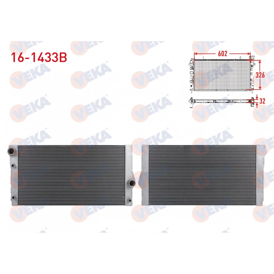 SU RADYATORU BRAZING BMW 5 (F10) 535 i A-T/M-T 2010- / 7 (F01) 740 i A-T/M-T 2009-