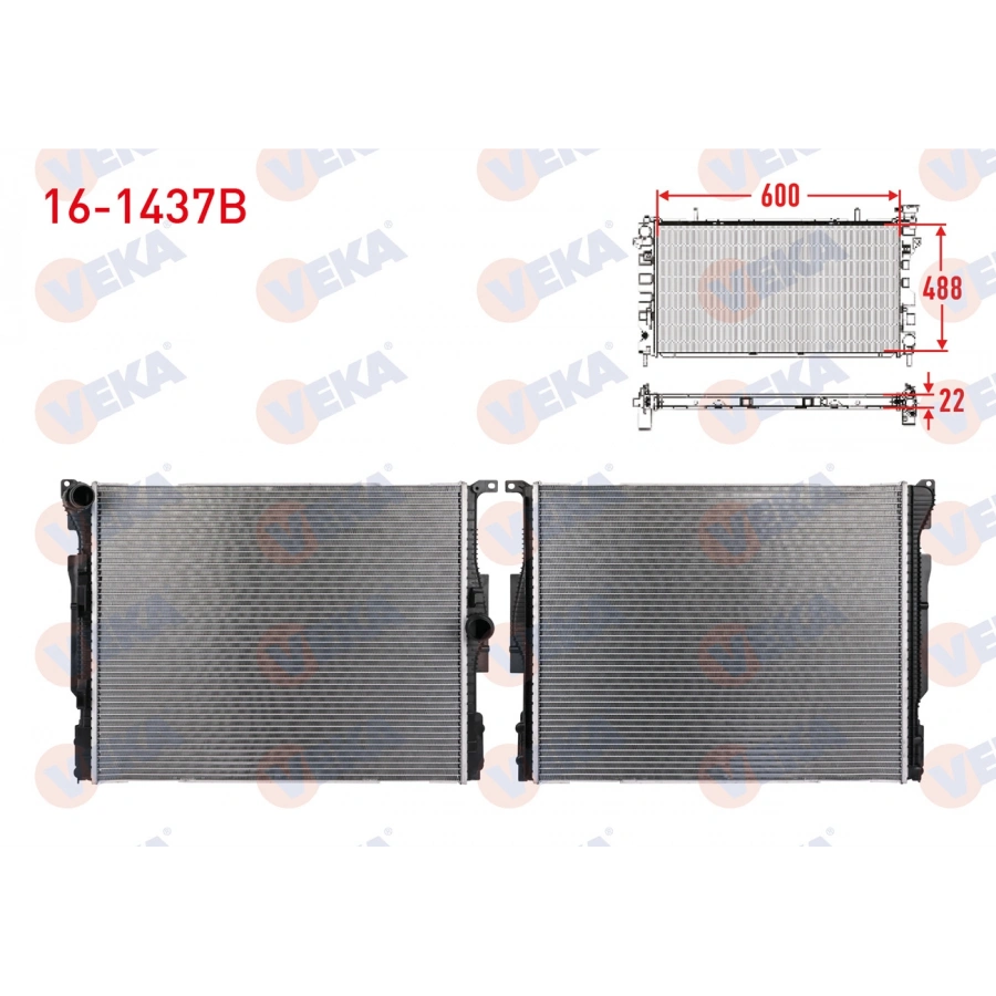 SU RADYATORU BRAZING BMW 1 SERISI (F20, F21) 120i, 125i / 2 SERISI (F23, F22, F87) 220i, 230i / 3 SERISI (F30, F31, F34, F80) 320i, 330i, 320i-330i xDrive / (F32, F33, F36, F82, F83) / M-T