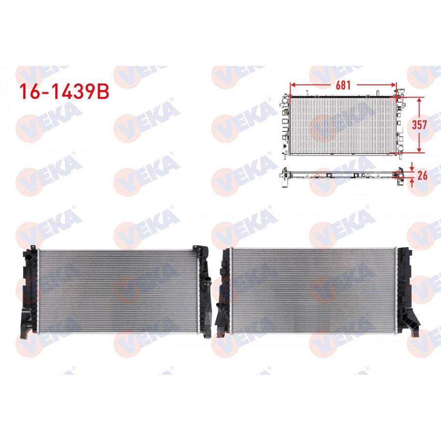 SU RADYATORU BRAZING BMW 1 SERISI (F40, F52) / 2 SERISI (F44, F46) / X1 (F48) / 1.5 T