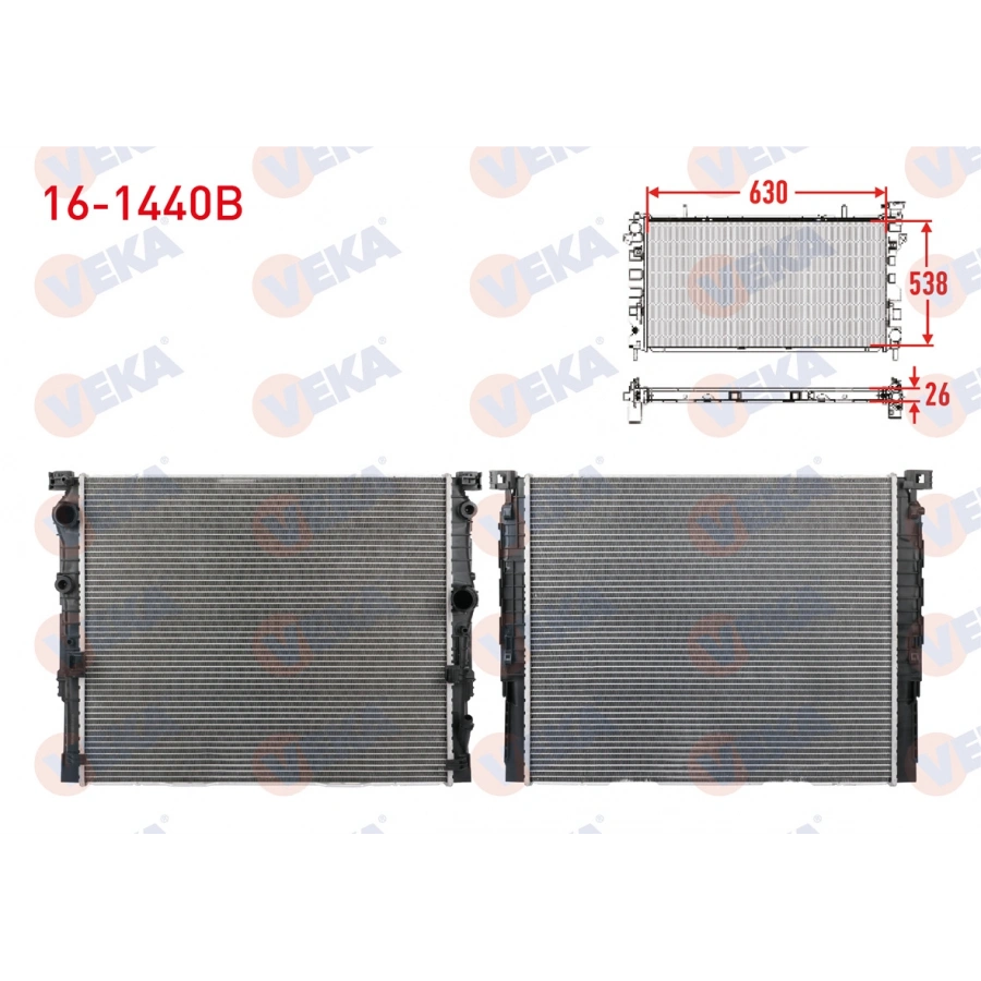 SU RADYATORU BRAZING BMW 5 SERISI (G30, G31, F90) 2016-2020 / 6 SERISI (G32) 2017-2020 / 7 SERISI (G11, G12) 2015-2019 / B46, B48, B58