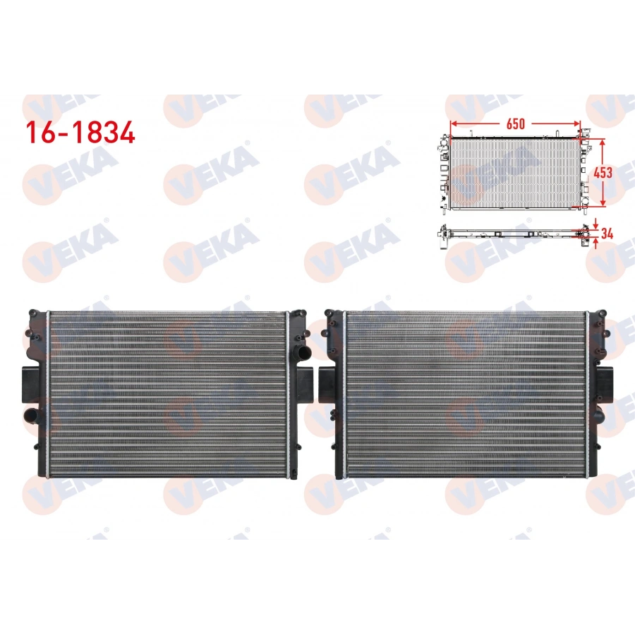 SU RADYATORU MEKANIK IVECO DAILY IV (35C) 3.0 D M-T AC+/- 2006-2011