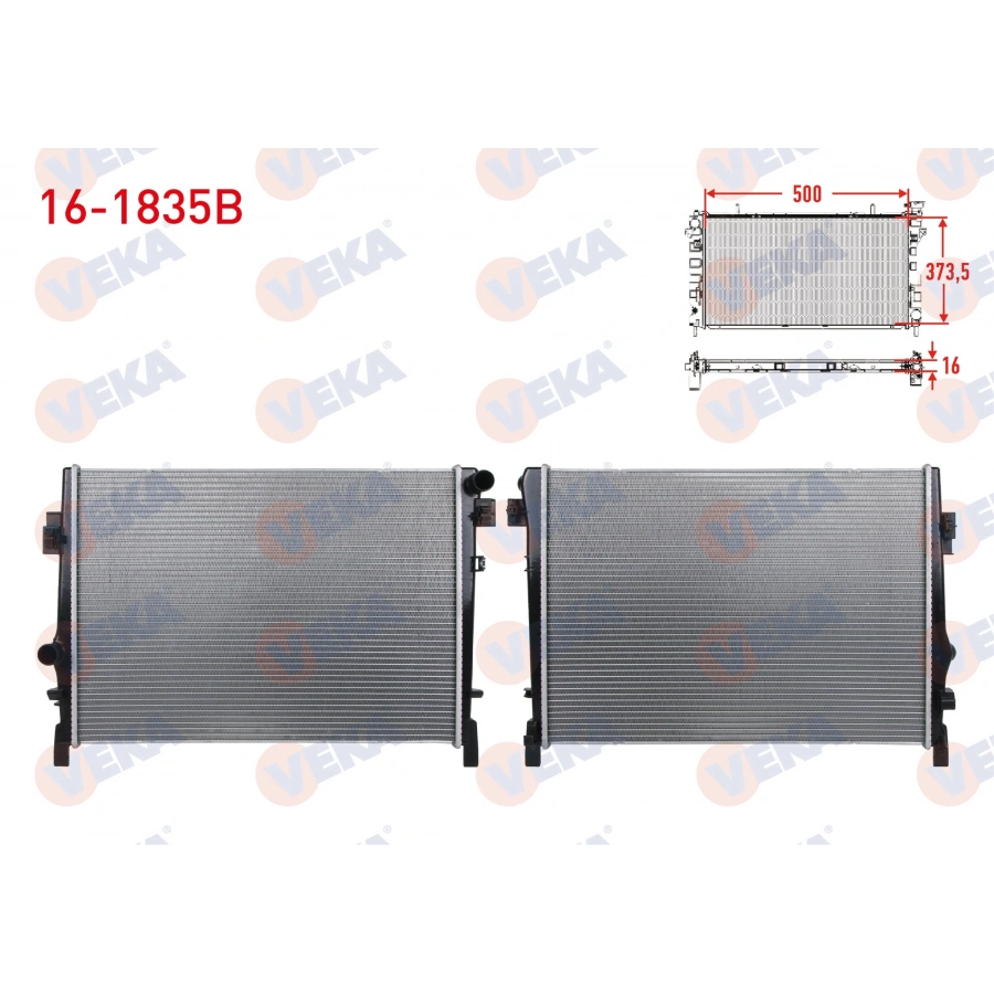 SU RADYATORU BRAZING FIAT FREEMONT (JF) 2.0 MJT A-T/M-T AC+/- 2011-