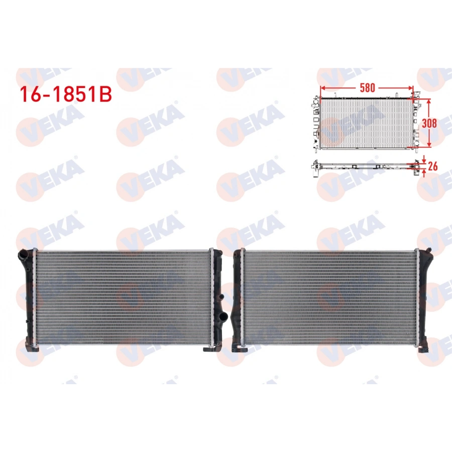 SU RADYATORU BRAZING LANCIA MUSA (350_) 1.3 MJT M-T 2004-2012 / FIAT IDEA 1.3 MJT M-T 2003-/ PUNTO 1.3 MJT M-T 1999-2009