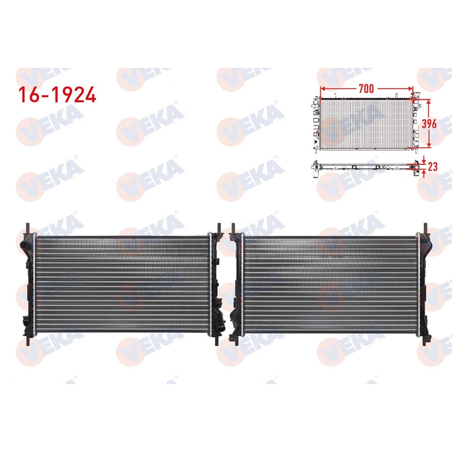 SU RADYATORU MEKANIK FORD TRANSIT CONNECT 1.8 TDCI M-T AC+ 2002-2013