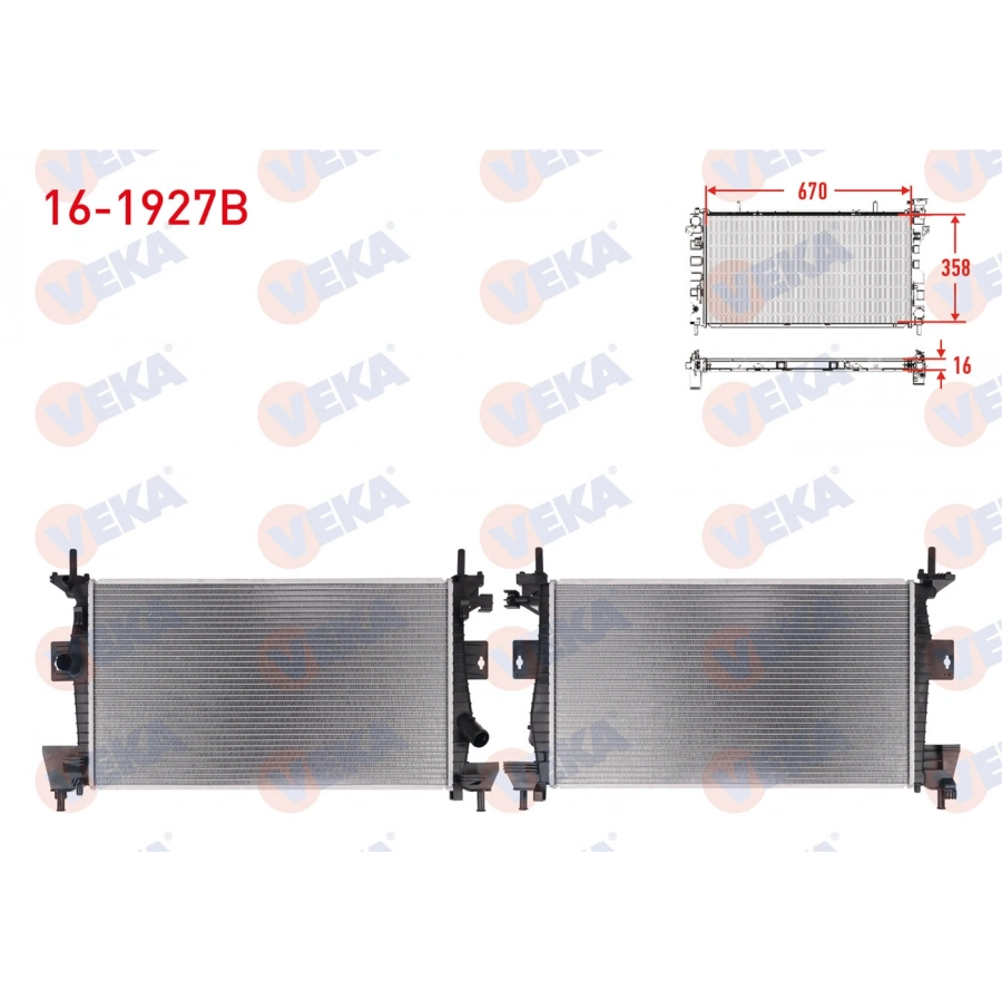 SU RADYATORU BRAZING FORD FOCUS III 1.6 TI-VCT M-T AC+/- 2011-2015