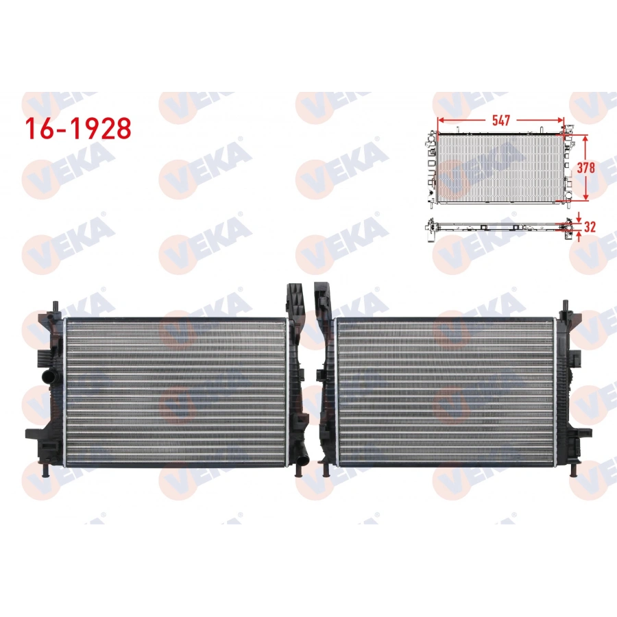 SU RADYATORU MEKANIK FORD FOCUS III 1.6 TDCI M-T AC+/- 2011-