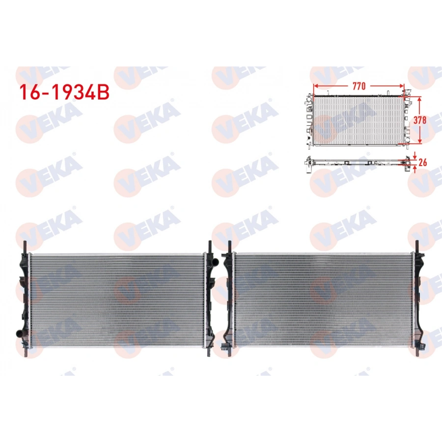 SU RADYATORU BRAZING FORD TRANSIT (V184) 2.4 D M-T AC+ 2000-2006