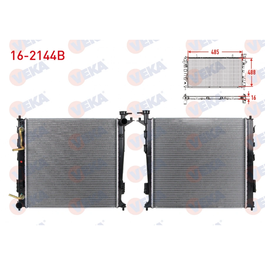 SU RADYATORU BRAZING HYUNDAI IX35 (LM) 2.0 CRDI A-T AC+/- 2010-