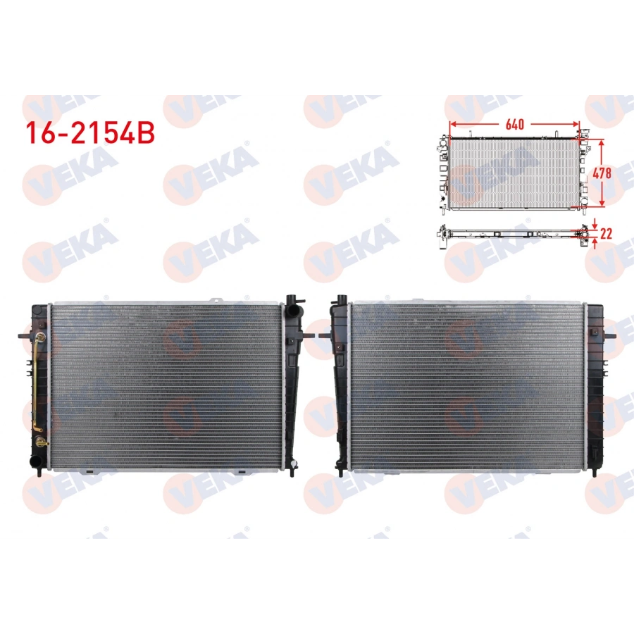 SU RADYATORU BRAZING HYUNDAI TUCSON 2.0 CRDI A-T AC+/- 2004-2010