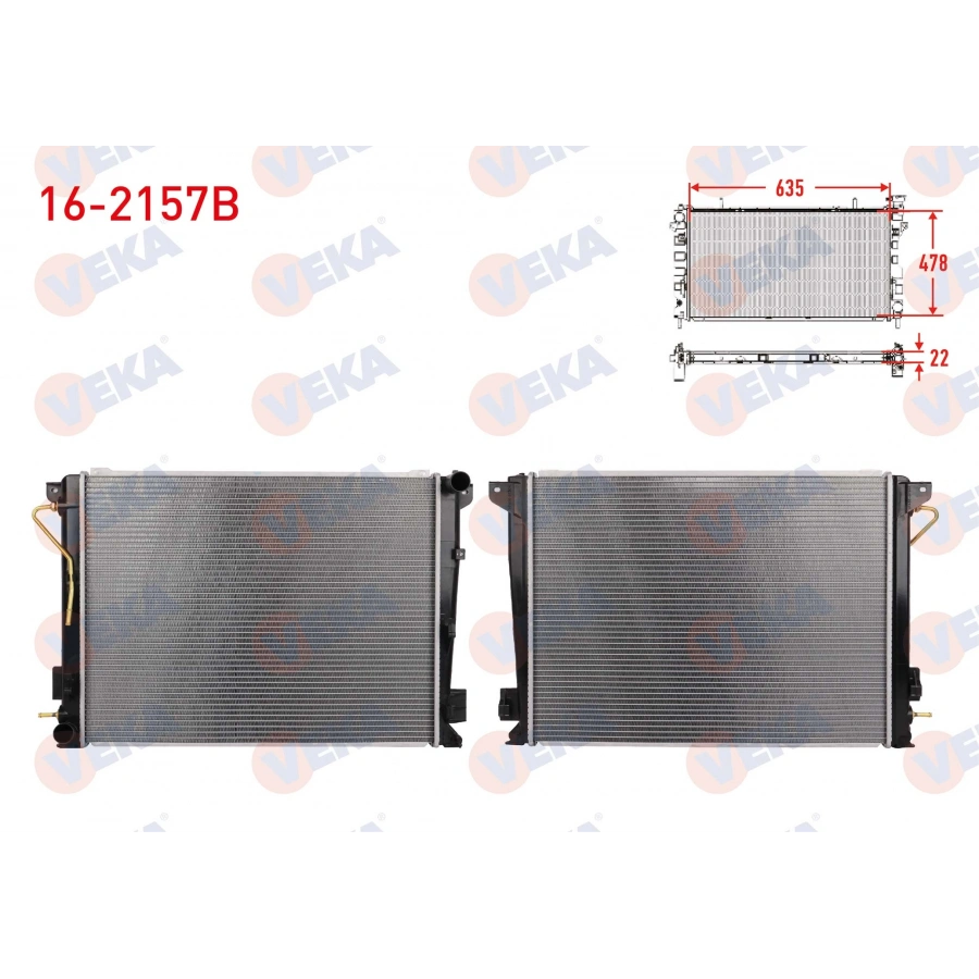 SU RADYATORU BRAZING HYUNDAI SONATA V 2.0 CRDI A-T AC+/- 2005-2010