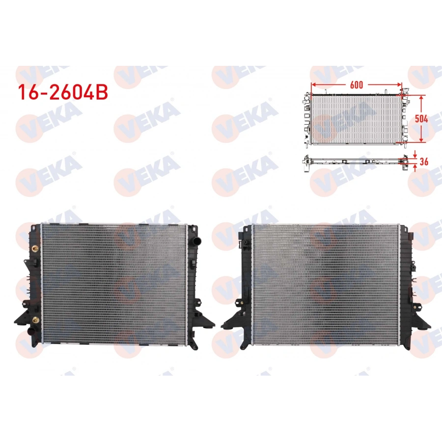 SU RADYATORU BRAZING LAND ROVER RANGE ROVER SPORT (LS) 2.7 TD A-T/M-T AC+/- 2005-2013