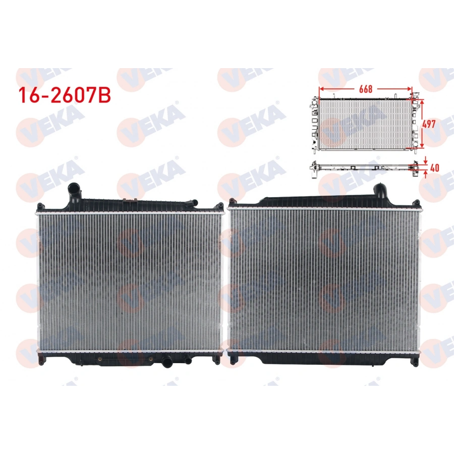 SU RADYATORU BRAZING LAND ROVER RANGE ROVER III 3.6 TD 4X4 A-T 2002-2012/ RANGE ROVER SPORT 3.6 TD 4X4 A-T 2005-2013