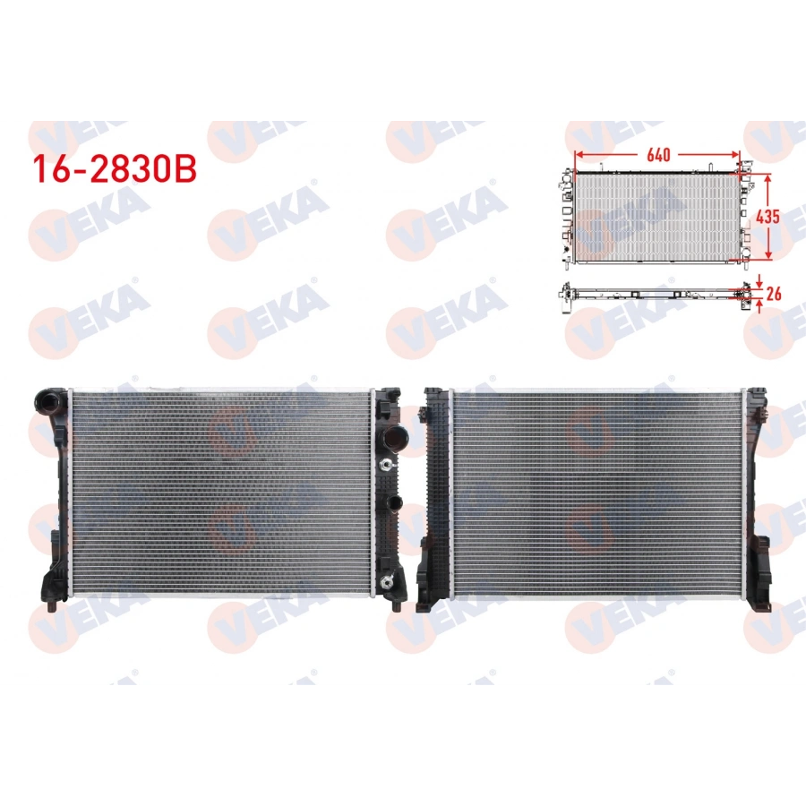 SU RADYATORU BRAZING MERCEDES C CLASS (W204) C 200 A-T AC+/- 2007-2014