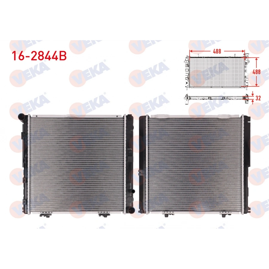 SU RADYATORU BRAZING MERCEDES E SERISI (W124) E 200 M-T AC+ 1993-1995