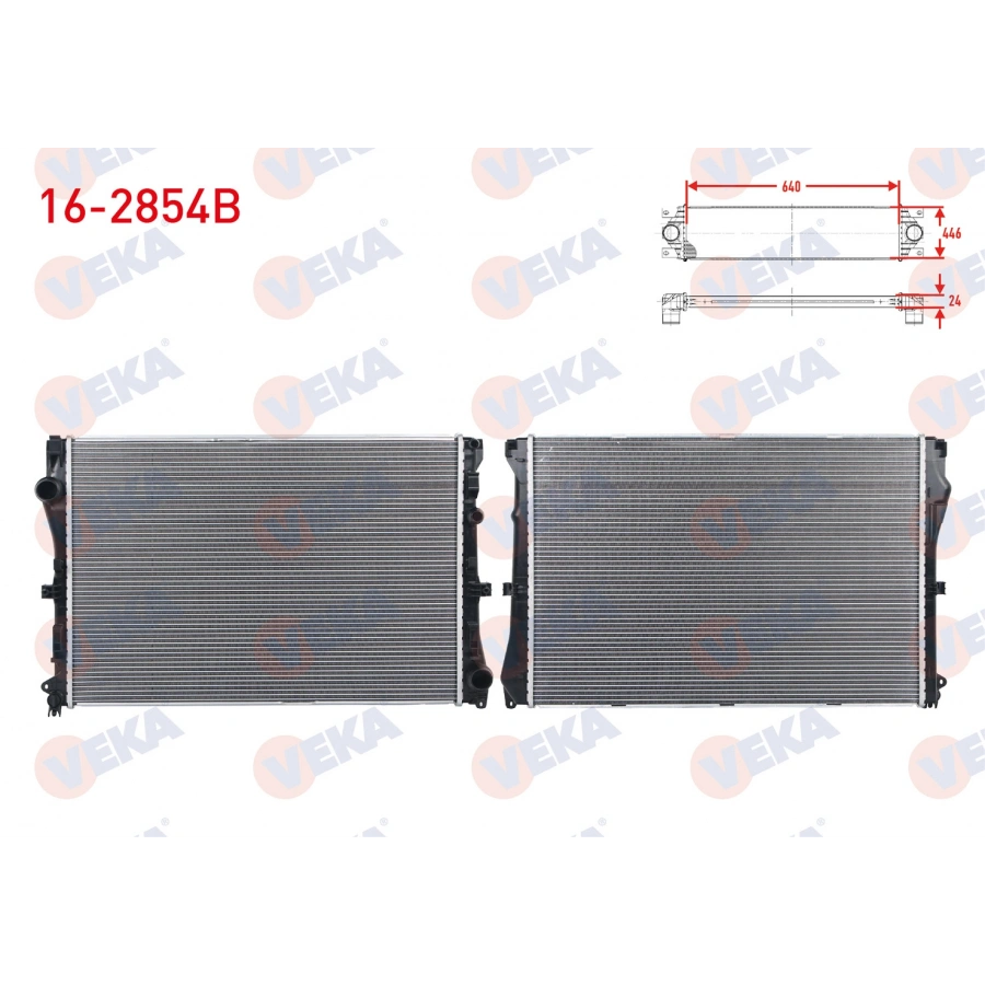 SU RADYATORU BRAZING MERCEDES C SERISI (W205) C 180 - C 200 - C 200 D - C 220 BlueTEC - C 250 BlueTEC 2014-/ E SERISI (W213) E 200 - E 200 D - E 220 d 2016-