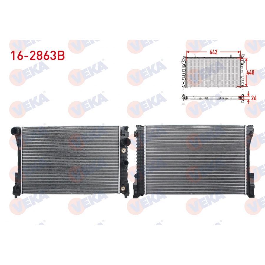 SU RADYATORU BRAZING MERCEDES C SERISI (W204) C 180 - C 200 - C 200 CDI - C 220 CDI - C 250 - C 280 - C 300 2007-2014/ E SERISI (W212) E 200 - E 250 CGI - E 350 2009-/ SLK (R172) 200 - 250 2011-