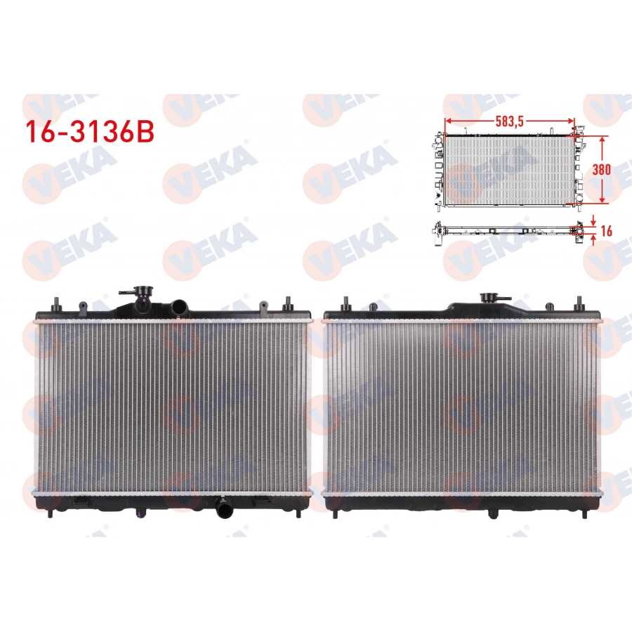 SU RADYATORU BRAZING NISSAN JUKE 1.6 M-T AC+/- 2010-