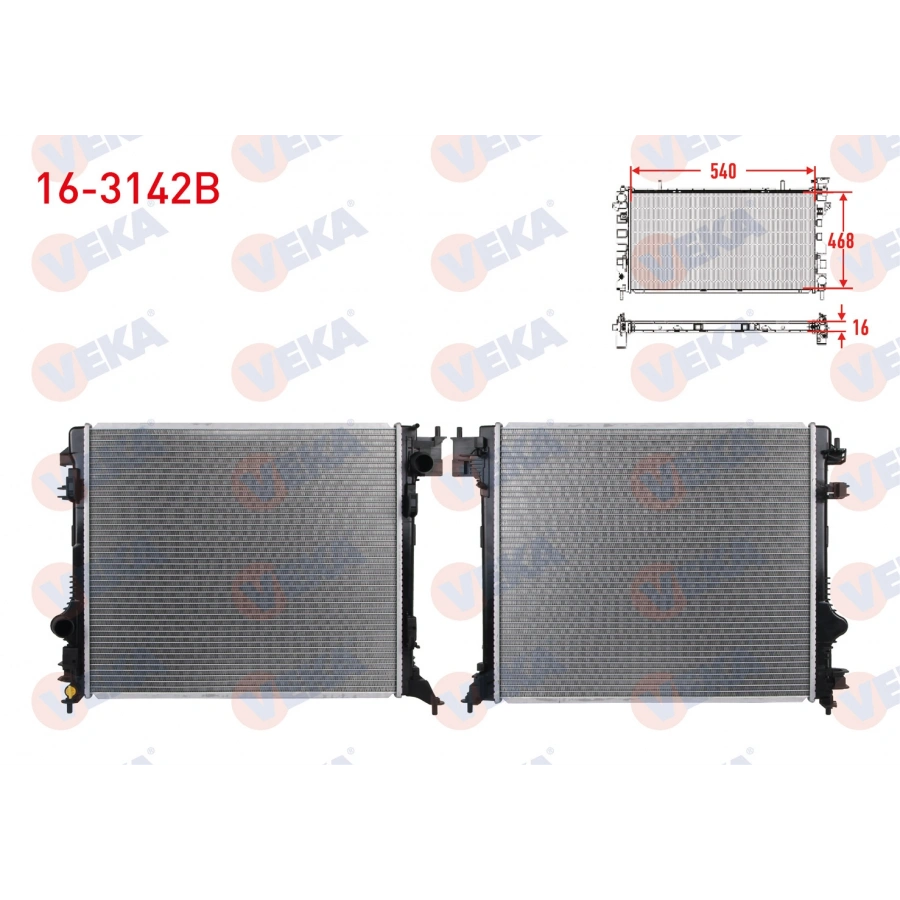 SU RADYATORU BRAZING NISSAN QASHQAI (J11) 1.5 DCI M-T AC+/- 2014-