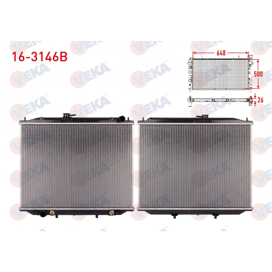 SU RADYATORU BRAZING NISSAN TERRANO II (R20) 2.7 TDI A-T AC+/- 1993-