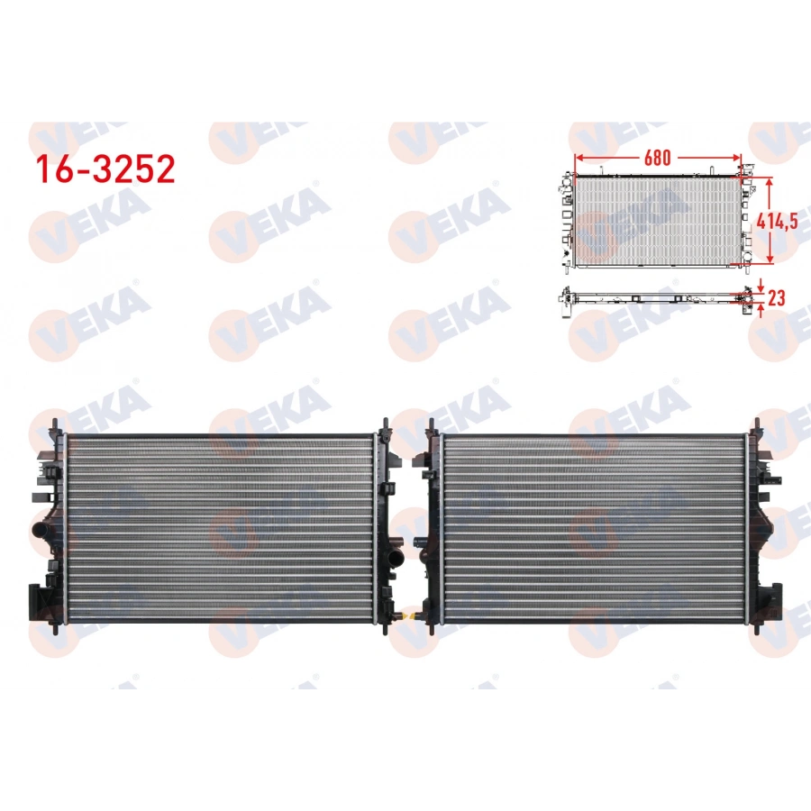 SU RADYATORU MEKANIK OPEL INSIGNIA 1.6 T M-T AC +/- 2008-