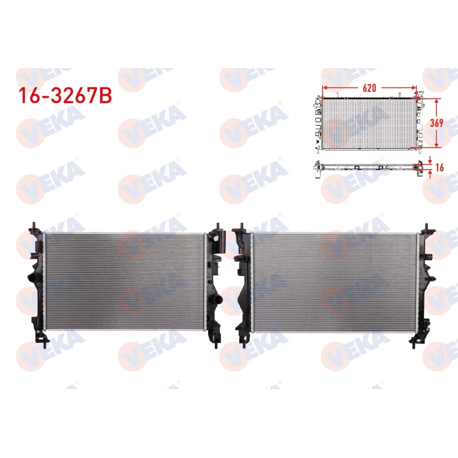 SU RADYATORU BRAZING OPEL CORSA E 1.3 CDTI M-T AC+/- 2014-
