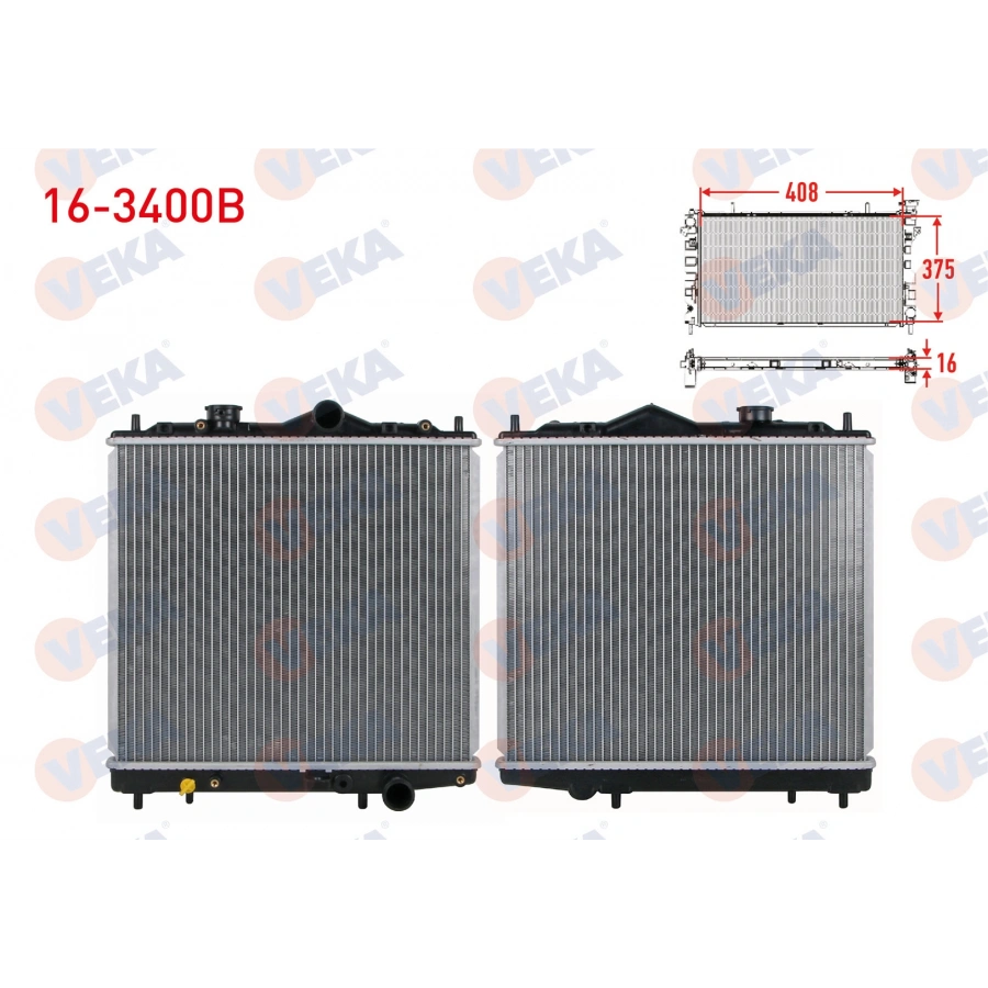 SU RADYATORU BRAZING PROTON 1.5 M-T AC+/- 1994-2000