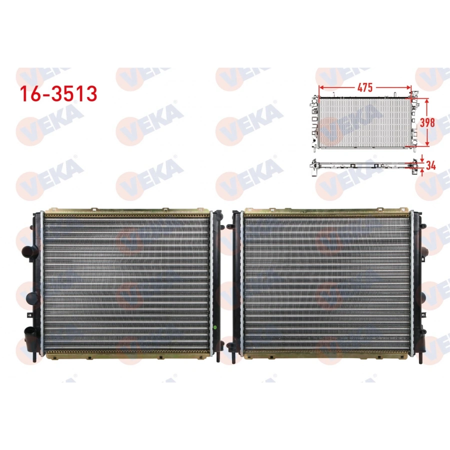 SU RADYATORU MEKANIK RENAULT CLIO II (BB0/1/2,CB0/1/2) 1.2 M-T 1998-2005