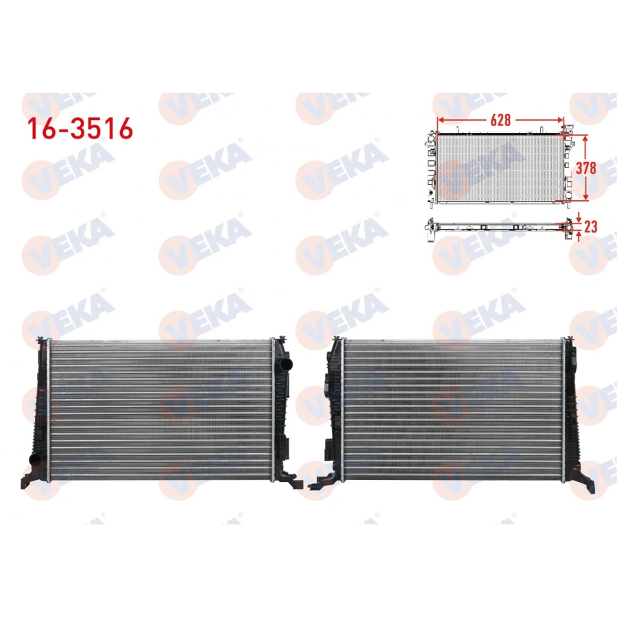 SU RADYATORU MEKANIK DACIA DUSTER 1.5 DCI (K9K 892-894-896-898) 4X4 M-T AC+ 110 HP 2010-