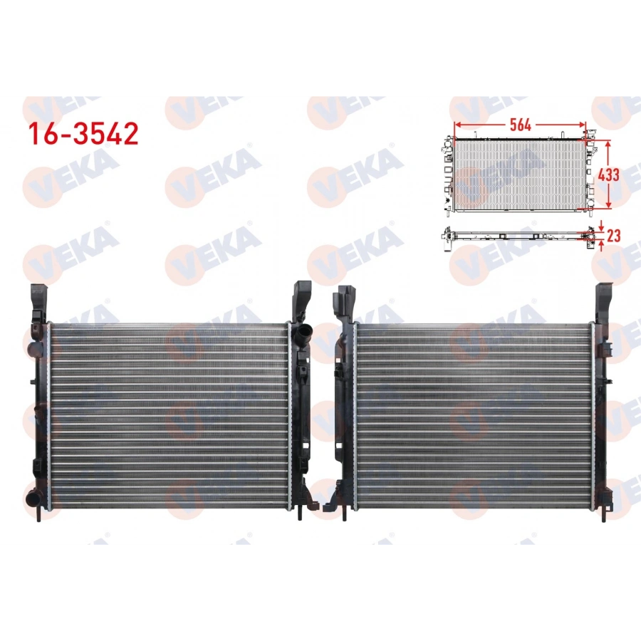 SU RADYATORU MEKANIK RENAULT KANGOO (KW0/1) 1.5 DCI 5 VITES M-T AC+ 2008-