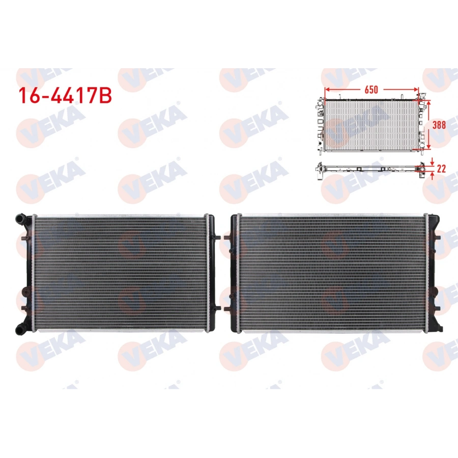 SU RADYATORU BRAZING VOLKSWAGEN GOLF IV (1J1) 1.6i AEH-AKL A-T/M-T 1997-2005