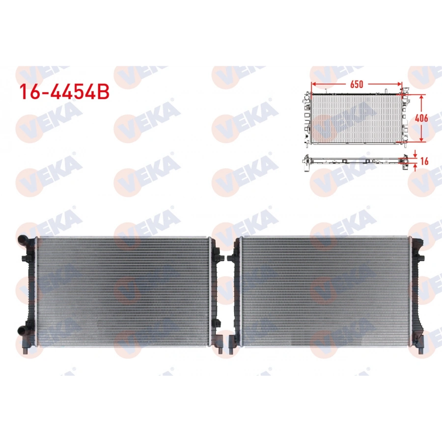 SU RADYATORU BRAZING VOLKSWAGEN GOLF VII (5G1,BE1) 1.6i 16V A-T/M-T AC+/- 2014-