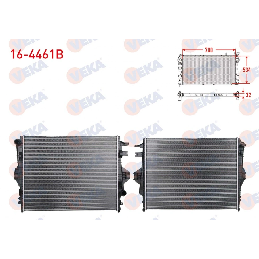 SU RADYATORU BRAZING VOLKSWAGEN TOUAREG (7P5,7P6) 3.0 V6 TDI, 3.0, 3.6 V6 TSI 2010-2018 / PORSCHE CAYENNE (92A) 3.0 DIESEL, 3.0 E-HYBRID, 3.6, S, GTS 2010-