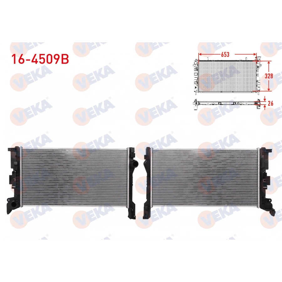 SU RADYATORU BRAZING VOLVO S90 II D3 - D4 2016- / V60 II D3 - D4 2018- / V90 II D3 - D4 2016- / XC60 II D3 - D4 - T4 - T8 2018-