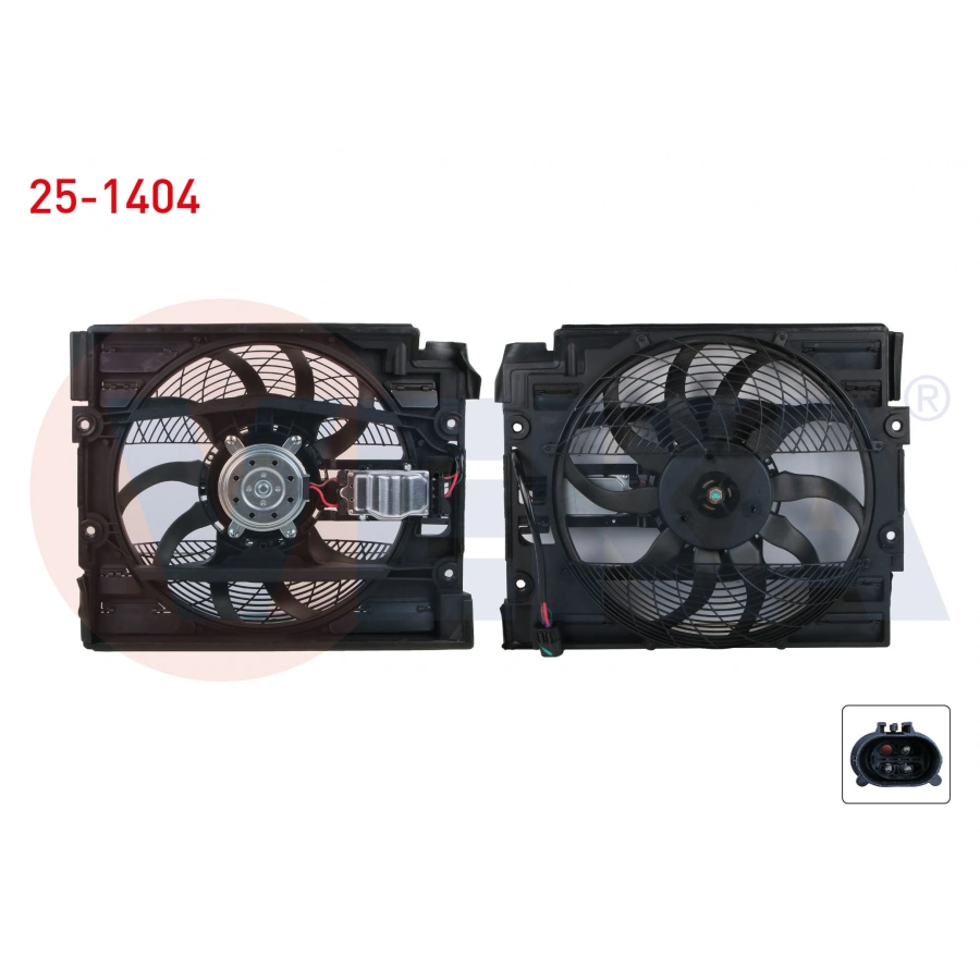 FAN MOTORU DAVLUMBAZLI TEKLI (3 FISLI) BMW 5 SERISI (E39) 520 i - 523 i - 525 i - 525 TDS - 528 i - 530 D - 530 i - 540 i AC+ 1998-2003