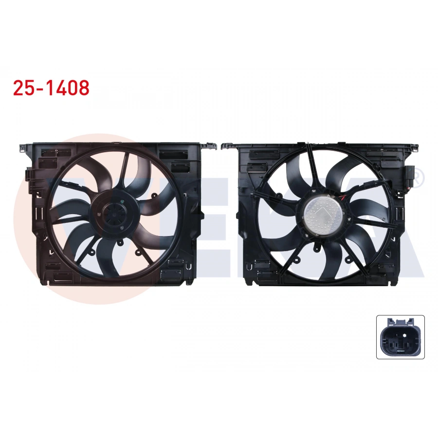 FAN MOTORU DAVLUMBAZLI TEKLI (600W) BMW 5 SERISI (F10) 520 D M-T - 525 D xDrive - 530 D - 535 D 2010-/ 6 SERISI (F12) 640 i M-T 2011-/ 7 SERISI (F01,F02,F03,F04) 730 D - 740 D - 740 i M-T 2009-