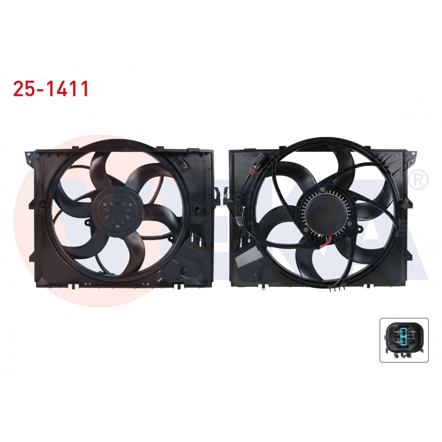 FAN MOTORU DAVLUMBAZLI TEKLI (400W) BMW 3 SERISI (E90) 316 i - 318 i - 320 i - 325 i - 330 Xi AC+ 2005-2011/ X1 (E84) 1.8i AC+ 2011-/ 1 SERISI (E81,E87) 116 i - 118 i - 120 i AC+ 2003-2012