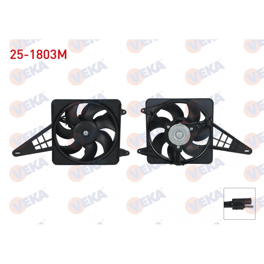 FAN MOTORU KABLOLU TOFAS DKS 1.6 1993-2002 CAP 300MM / 160W