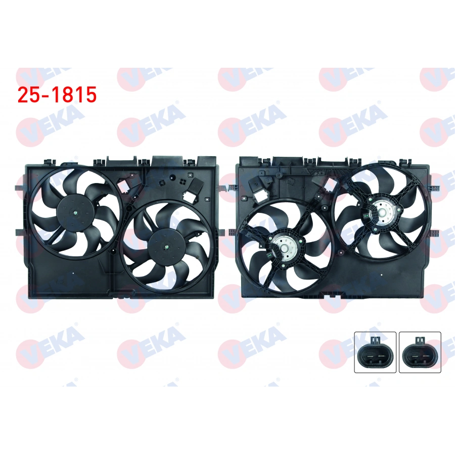 FAN MOTORU (SU+KLIMA) DAVLUMBAZLI CIFTLI FANLI FIAT DUCATO 2.0 MJT 2006-/ PEUGEOT BOXER 2.2 HDI 2006-/ CITROEN JUMPER 2.2 HDI 2006-/ KARSAN JEST 2.3 2012-