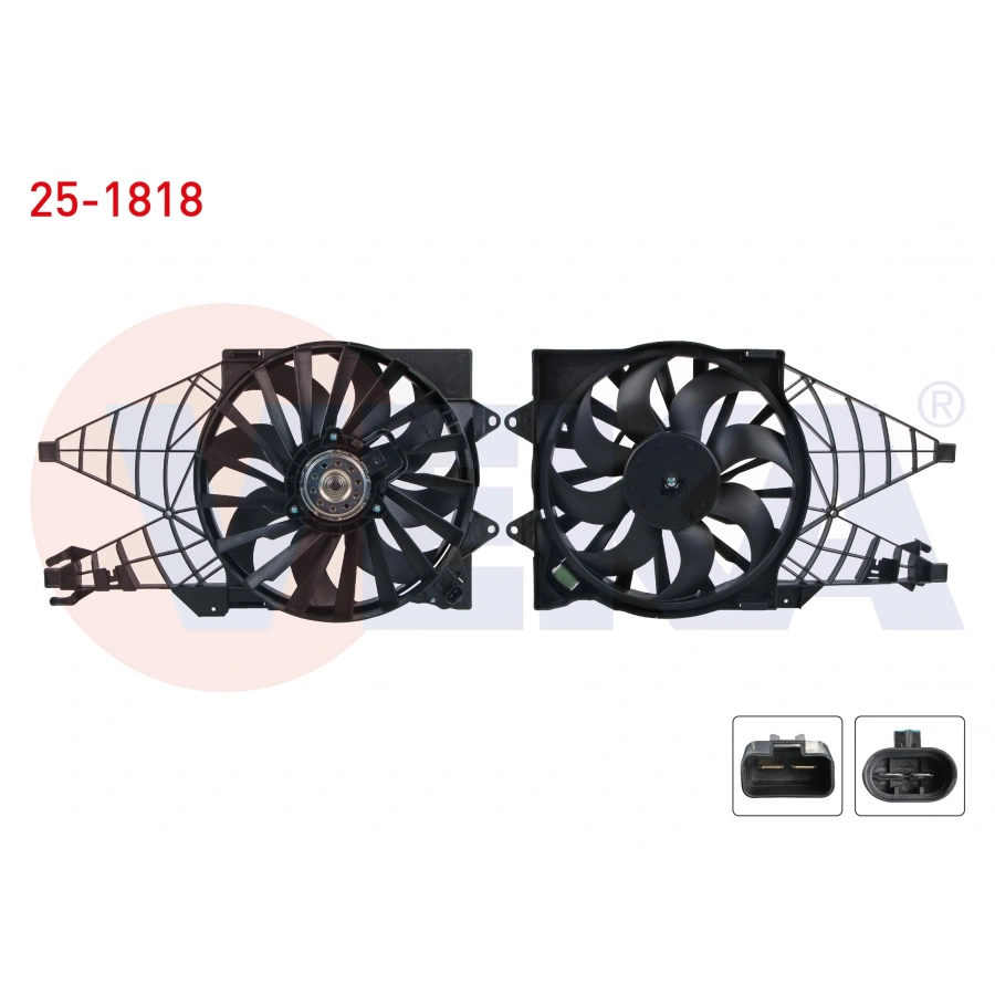 FAN MOTORU (SU+KLIMA) DAVLUMBAZLI TEKLI FAN FIAT LINEA (323) 1.3 MJT 2007-